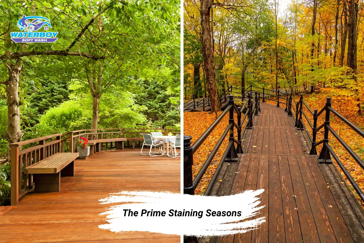 Spring and Fall The Prime Staining Seasons