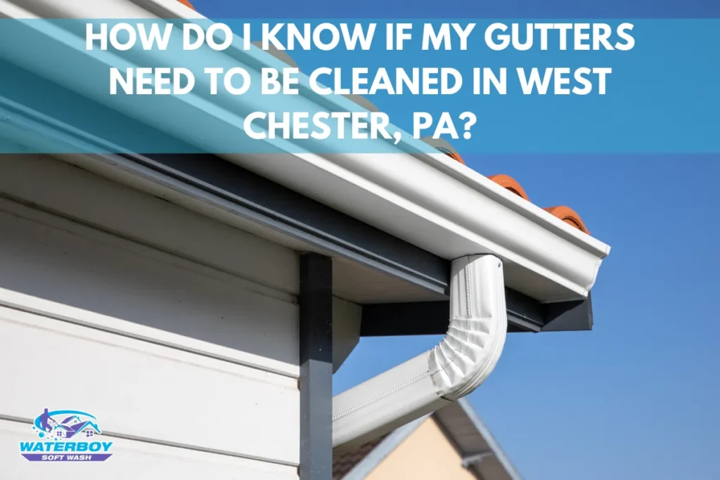 How Do I Know If My Gutters Need to Be Cleaned in West Chester, PA