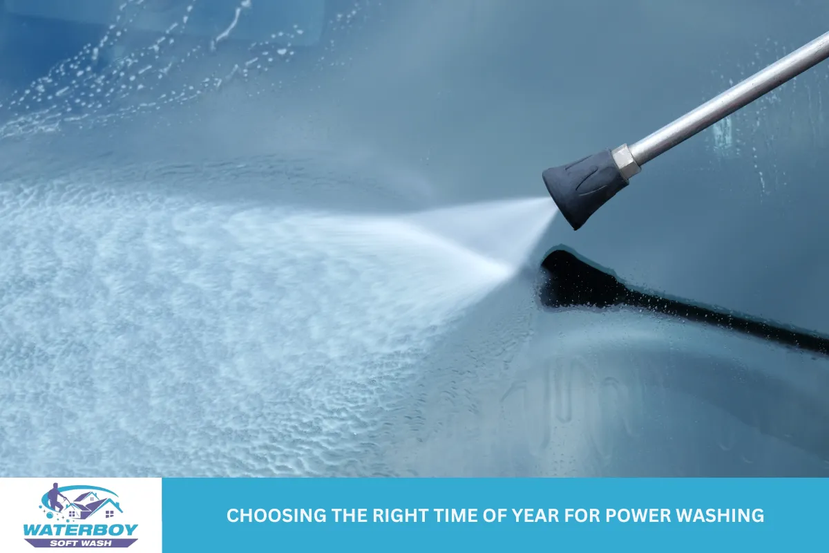 Choosing the Right Time of Year for Power Washing