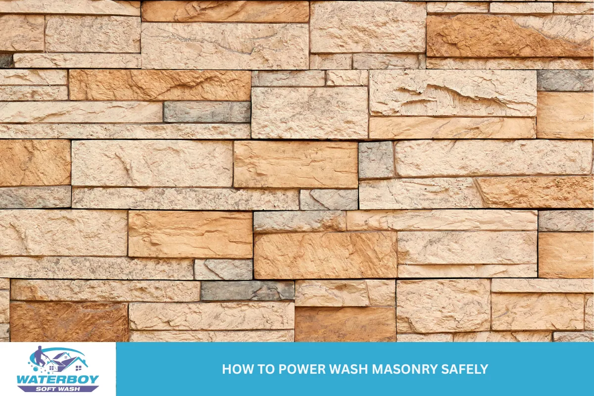 How to Power Wash Masonry Safely