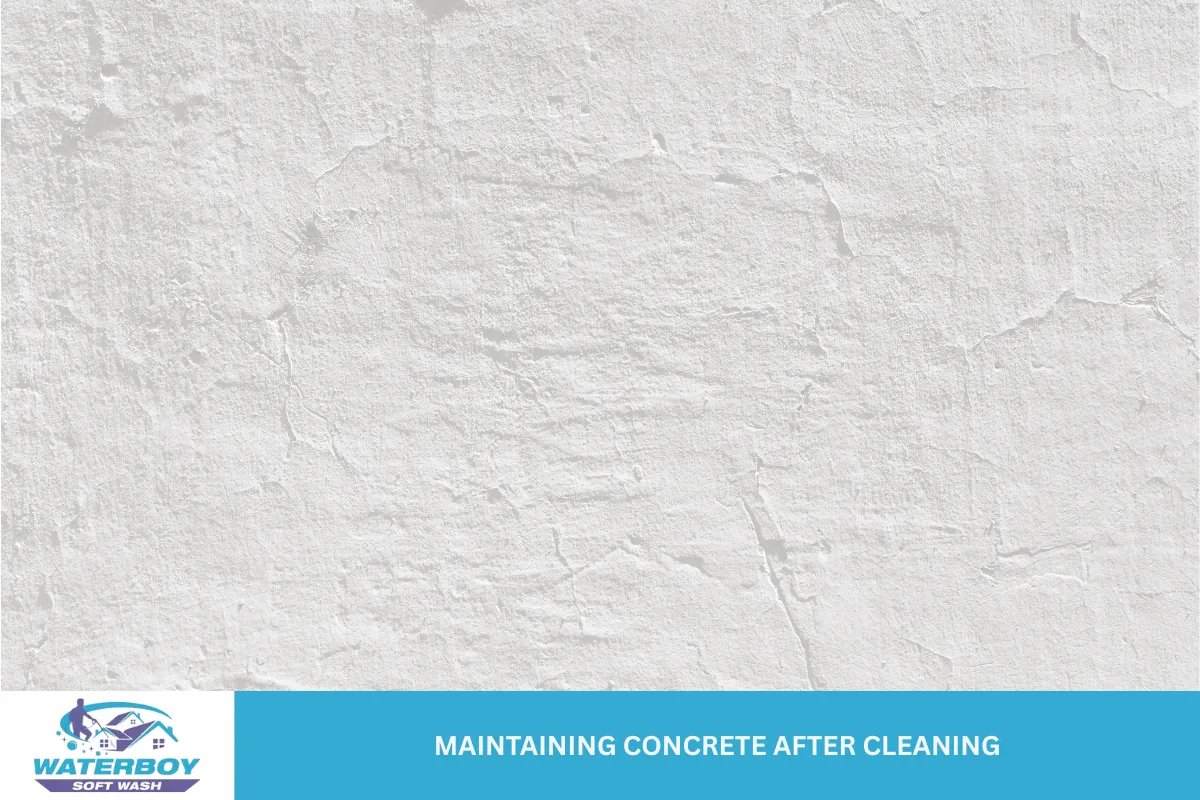 Maintaining Concrete After Cleaning