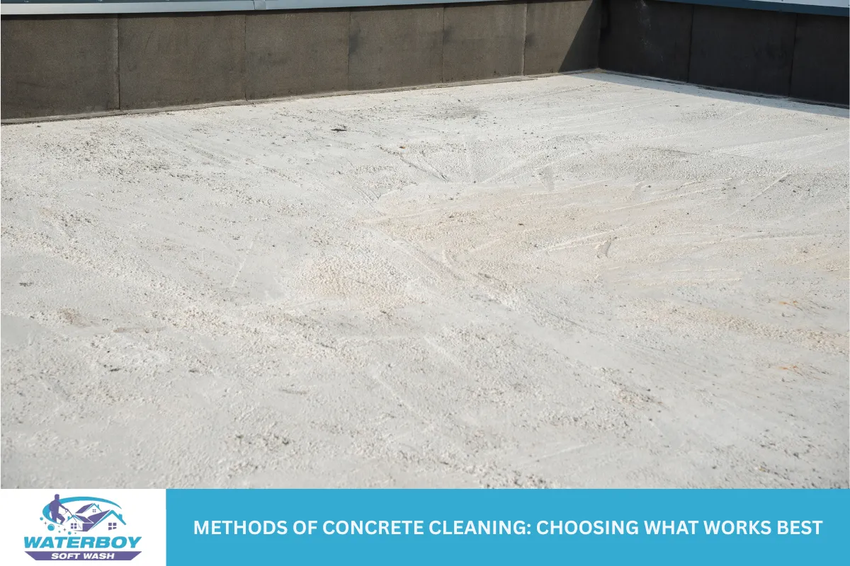 Methods of Concrete Cleaning: Choosing What Works Best