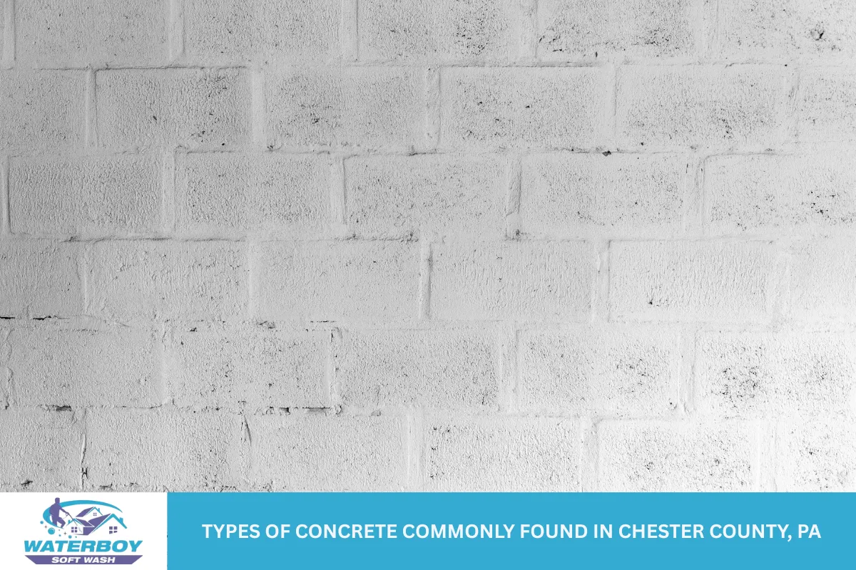 Types of Concrete Commonly Found in Chester County, PA