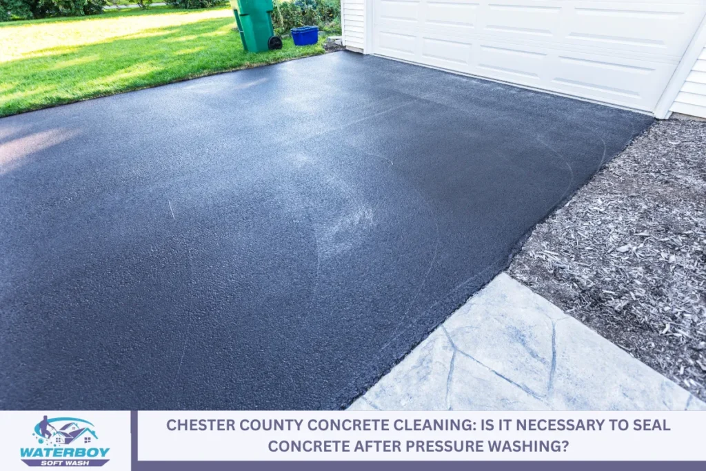 Chester County Concrete Cleaning: Is It Necessary To Seal Concrete After Pressure Washing?