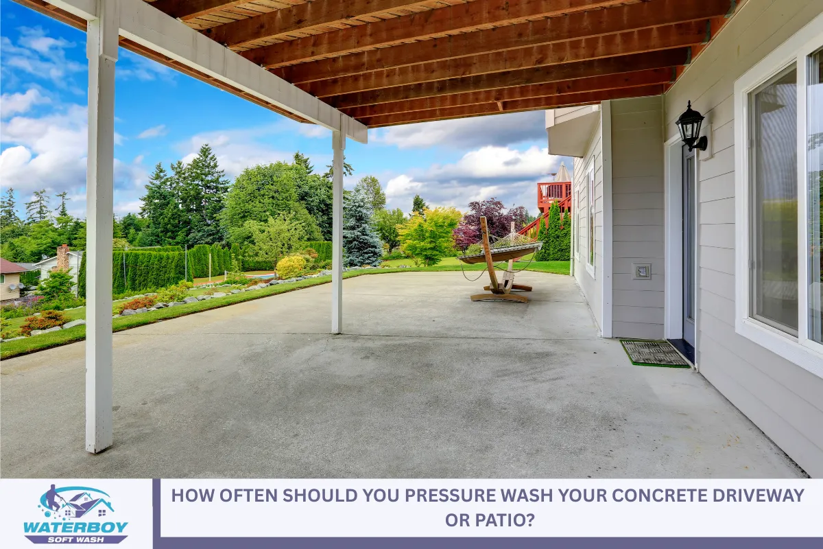 How Often Should You Pressure Wash Your Concrete Driveway or Patio?