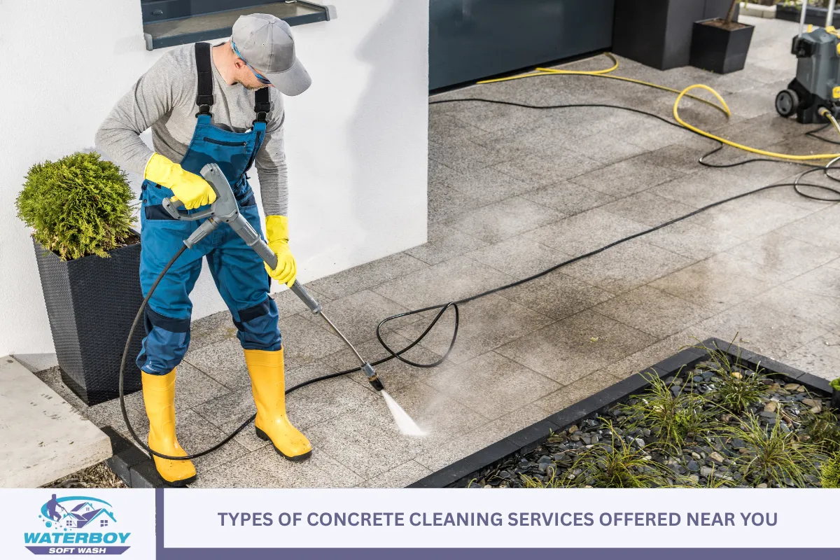 Types of Concrete Cleaning Services Offered Near You