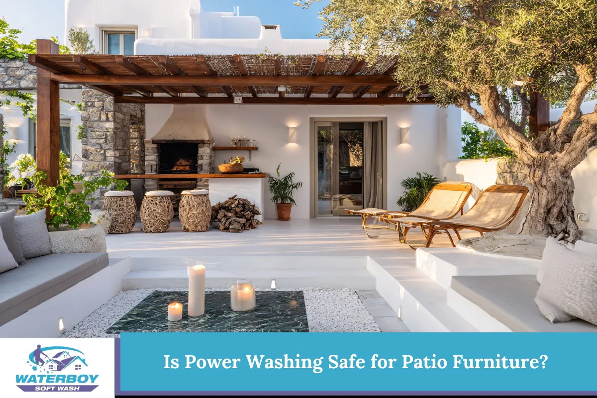 Is Power Washing Safe for Patio Furniture?