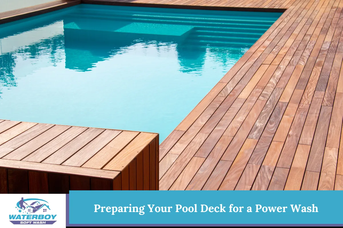 Preparing Your Pool Deck for a Power Wash