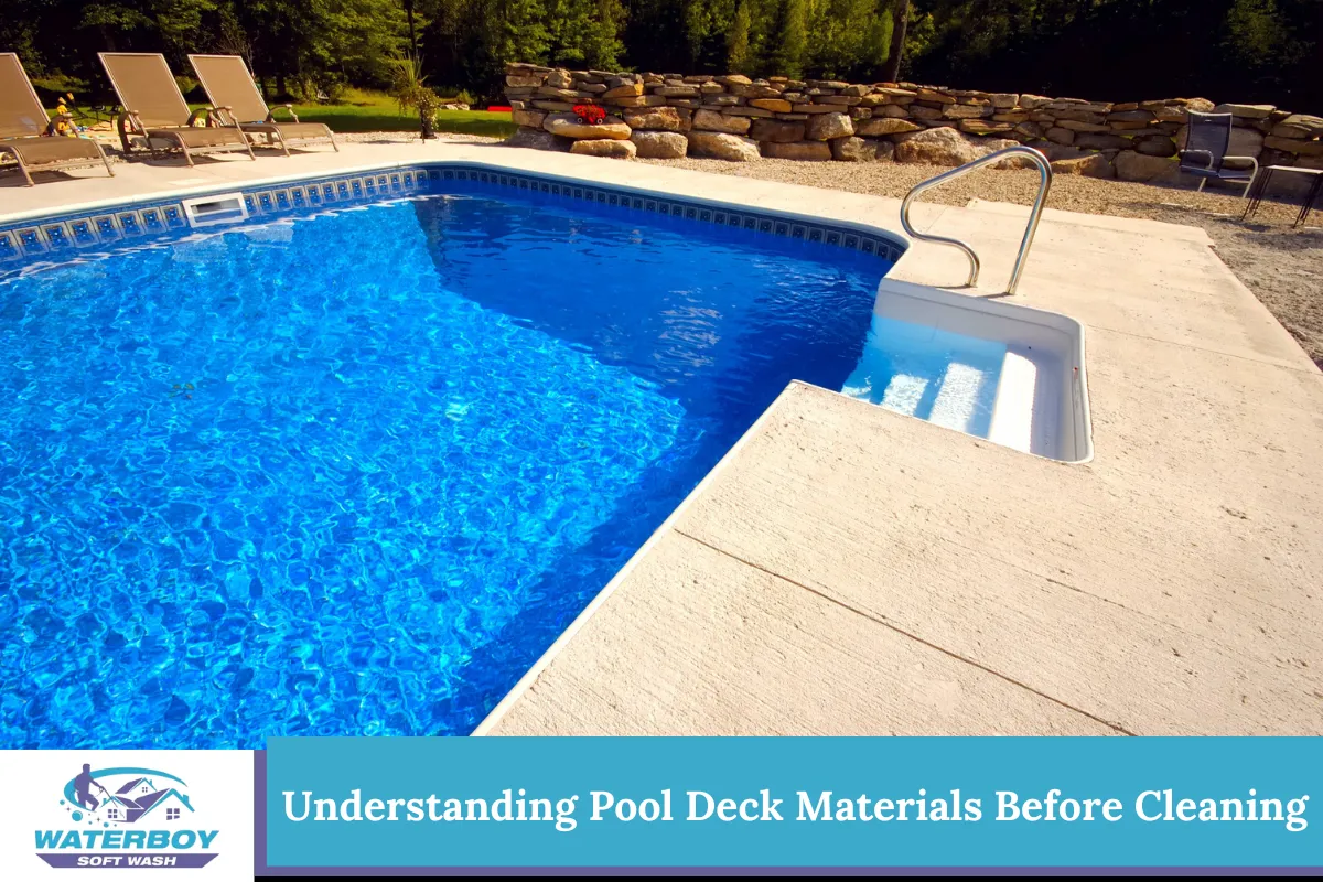 Understanding Pool Deck Materials Before Cleaning