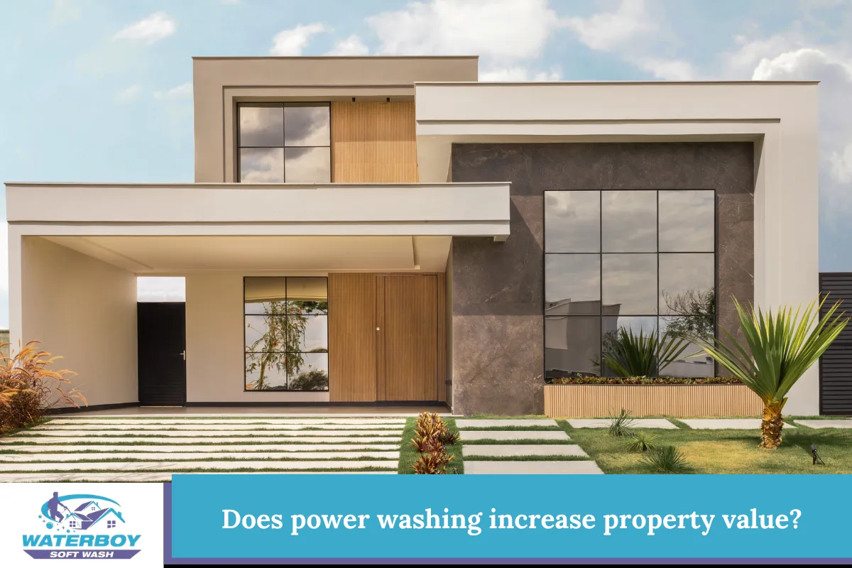 Does power washing increase property value?