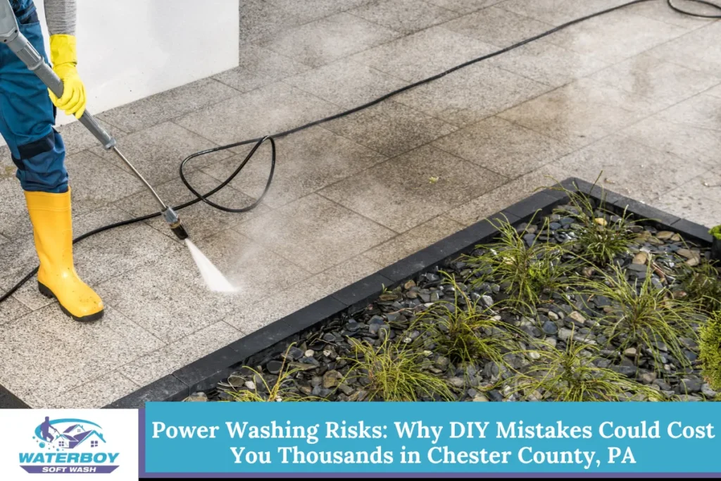 Power Washing Risks Why DIY Mistakes Could Cost You Thousands in Chester County, PA