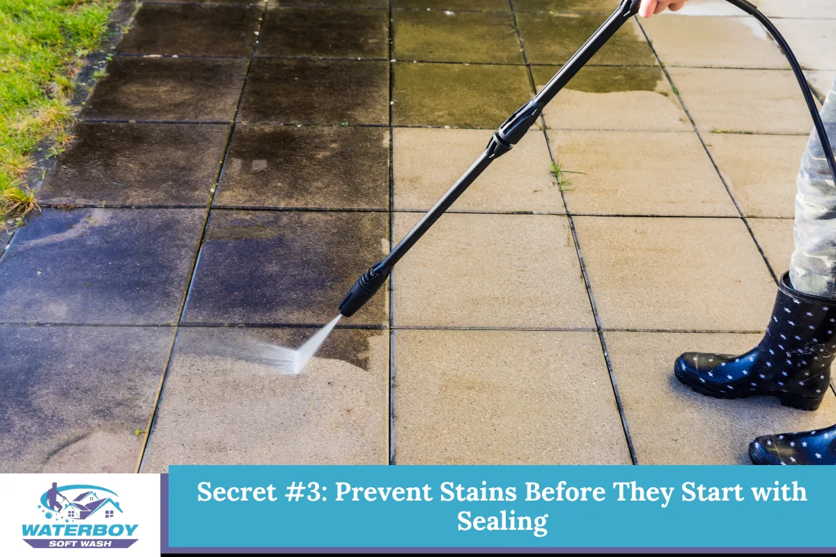 Secret #3 Prevent Stains Before They Start with Sealing