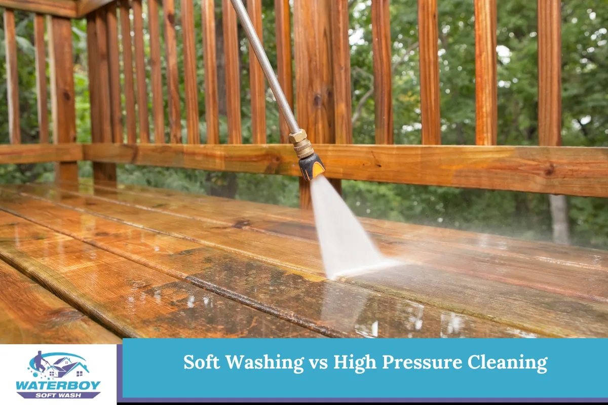 Soft Washing vs High Pressure Cleaning