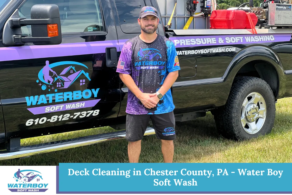 Deck Cleaning in Chester County, PA - Water Boy Soft Wash