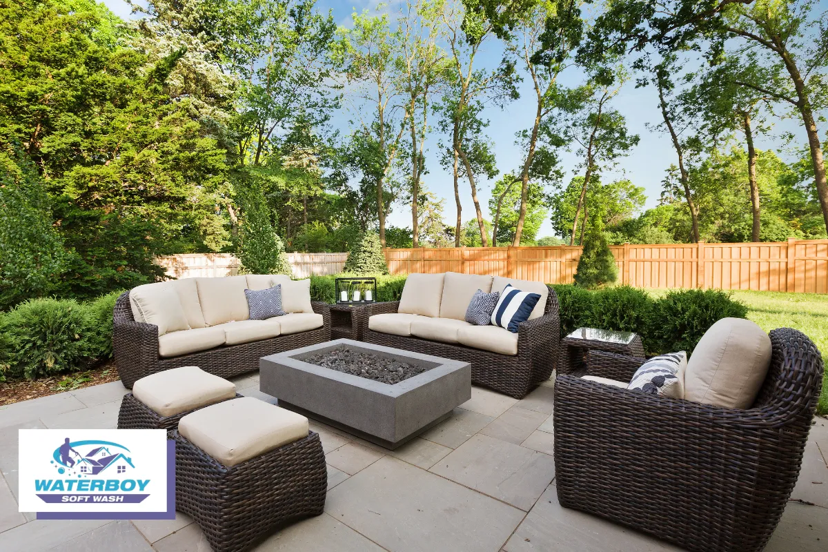 Coordinating Patio Furniture Care With Pressure Washing and Soft Washing