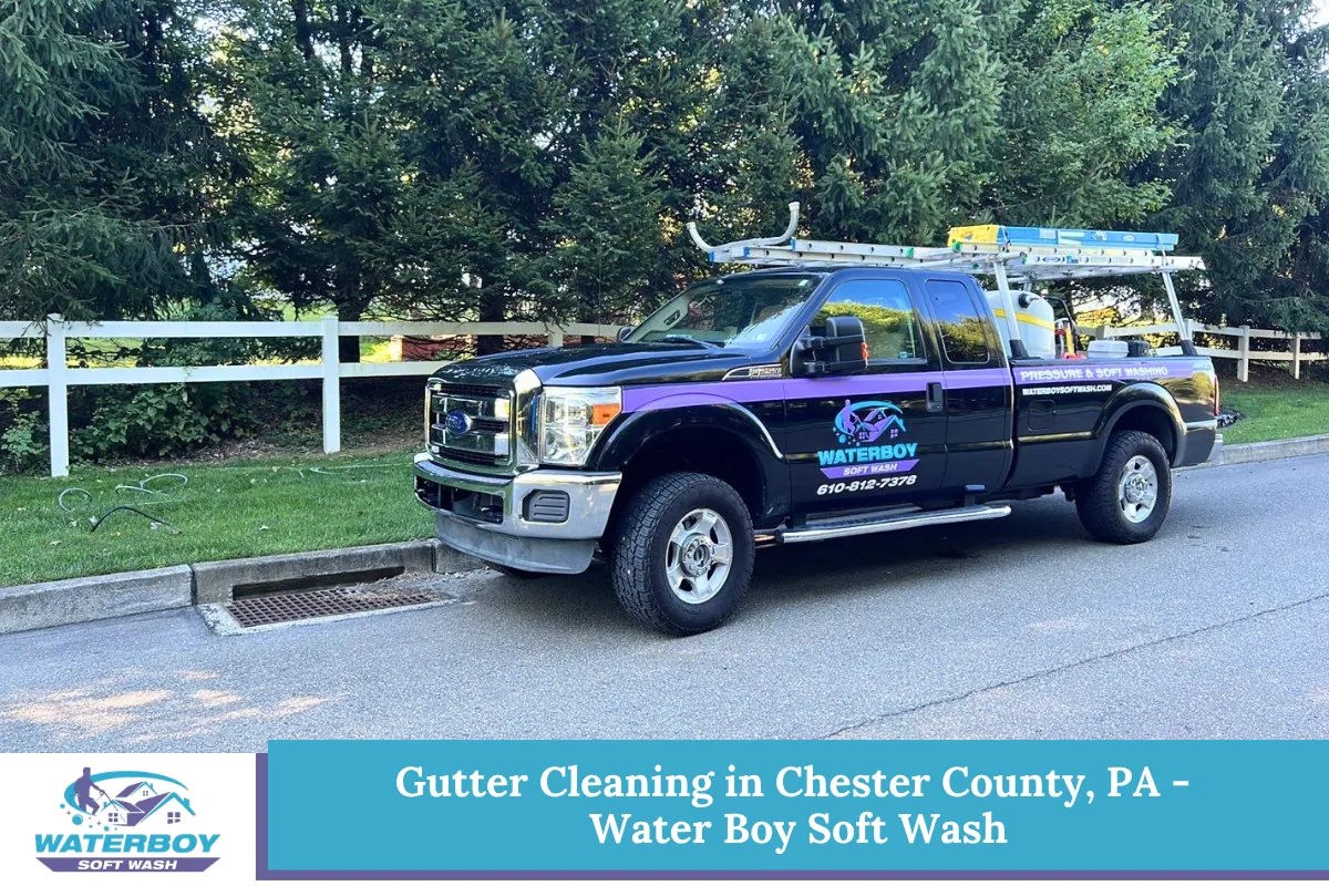 Gutter Cleaning in Chester County, PA - Water Boy Soft Wash